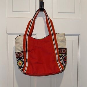 Colorful Patterned Vera Bradley Tote Bag